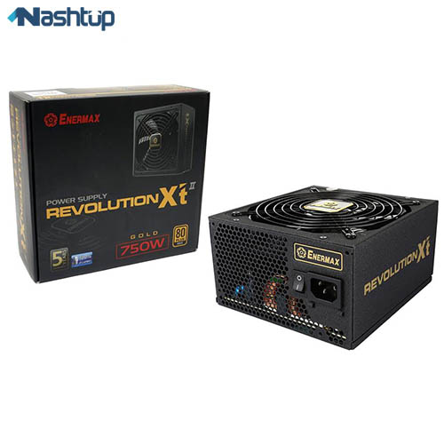 منبع تغذیه کامپیوتر انرمکس مدل Revolution XT II 750W GOLD