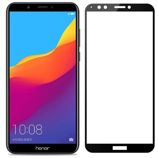 گلس فول و محافظ تمام صفحه گوشی  Huawei Y7 Prime 2018    