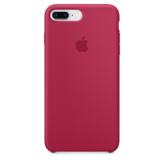 قاب سيليكونی رنگ رز قرمز گوشی آيفون iPhone 8 Plus