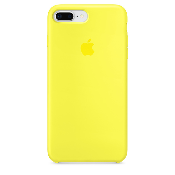 قاب سيليكونی رنگ زرد گوشی آيفون iPhone 8 Plus