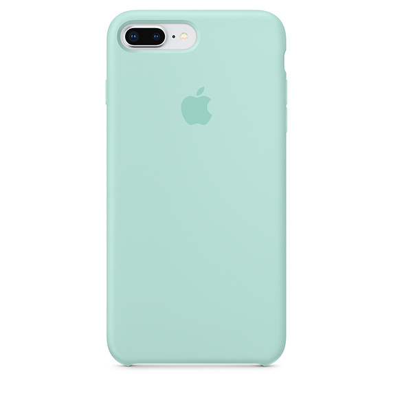 قاب سيليكونی رنگ سبز دریایی گوشی آيفون iPhone 8 Plus