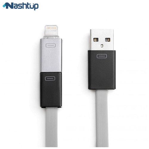 کابل تبدیل USB به لایتنینگ/microUSB دیاموند مدل Ad-CG24 طول 1 متر