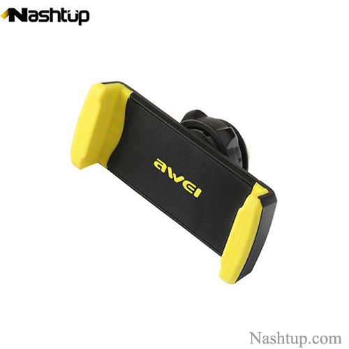 هولدر موبایل و پایه نگه دارنده گوشی Awei X1 رنگ زرد و مشکی