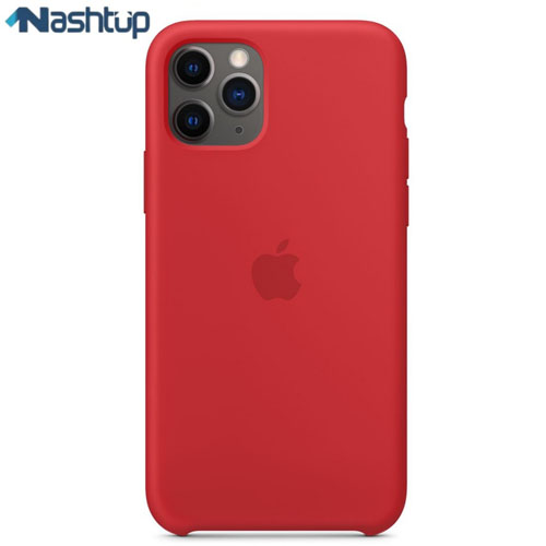 قاب سيليكونی اصلی رنگ قرمز گوشی آيفون Iphone 11 pro
