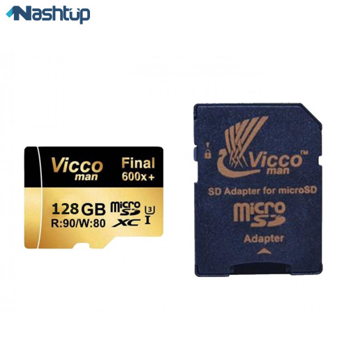 کارت حافظه microSDXC ویکومن مدل Final 600X plus  ظرفیت 128 گیگابایت