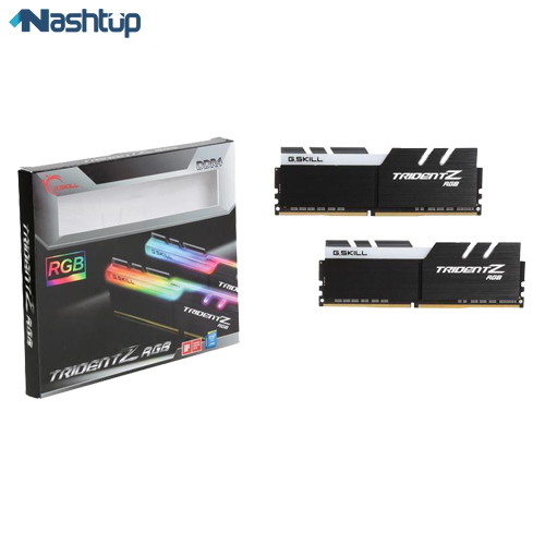 رم کامپیوتر جی اسکیل مدل TridentZ RGB DDR4 3200MHz CL16 Dual Channel ظرفیت 16 گیگابایت