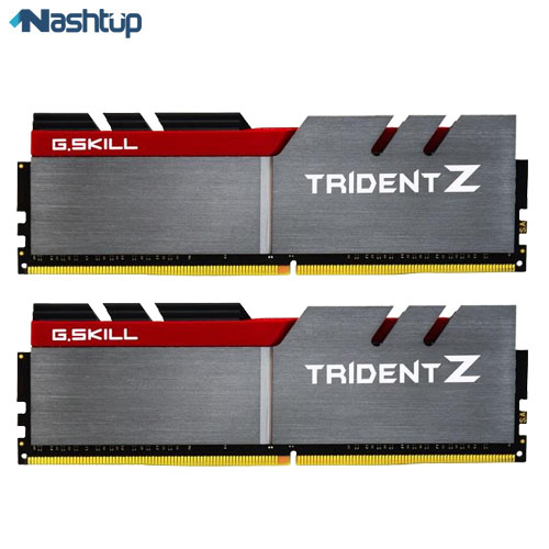 رم کامپیوتر جی اسکیل مدل TridentZ DDR4 8GB x 2 3400MHz CL16 Dual Channel Ram ظرفیت 16 گیگابایت
