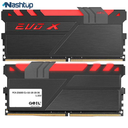 رم کامپیوتر ژل مدل EVO X AMD Edition DDR4 2400Mhz CL17 Dual Channel ظرفیت 16 گیگابایت