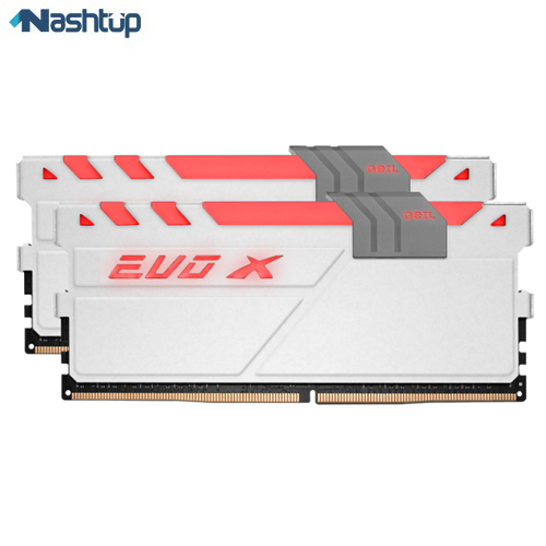 رم کامپیوتر گیل مدل EVO X DDR4 RGB 2400Mhz CL16 Single Channelظرفیت 4 گیگابایت
