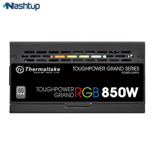 منبع تغذیه کامپیوتر تمام ماژولار ترمالتیک مدل Toughpower Grand RGB 850W Platinum